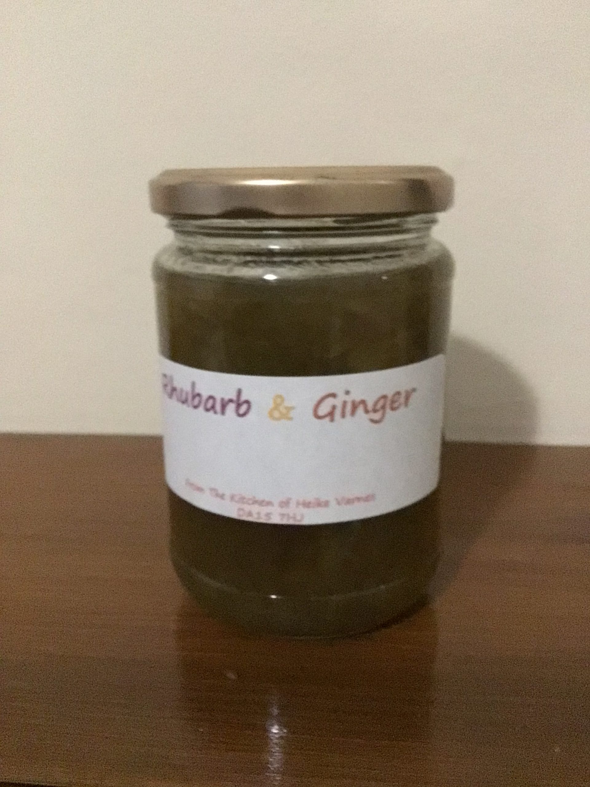 Rhubarb & Ginger Jam